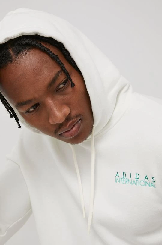 Ανδρικά Χωρίς φερμουάρ Μπλούζα Adidas Originals χρώμα: κρεμ - Image 4