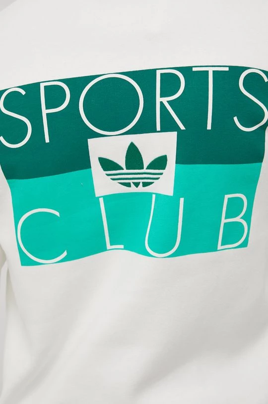 Ανδρικά Χωρίς φερμουάρ Μπλούζα Adidas Originals χρώμα: κρεμ - Image 6