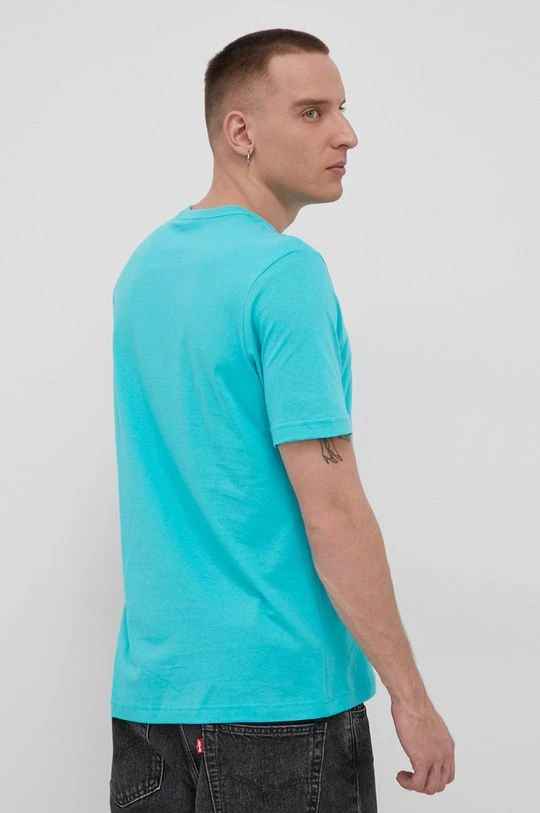 Ανδρικά Μπλουζάκια Βαμβακερό μπλουζάκι Adidas Originals Adicolor τιρκουάζ - Image 3