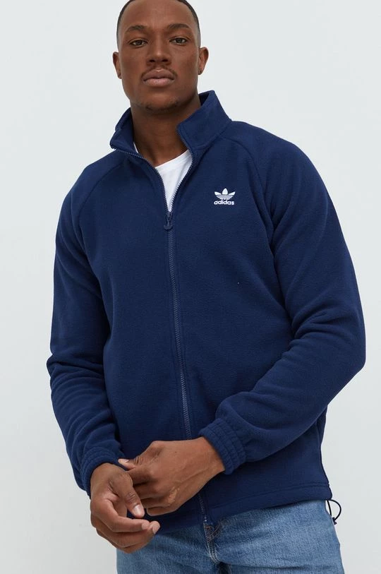 Ανδρικά Με φερμουάρ Μπλούζα Adidas Originals ναυτικό μπλε, - Image 4