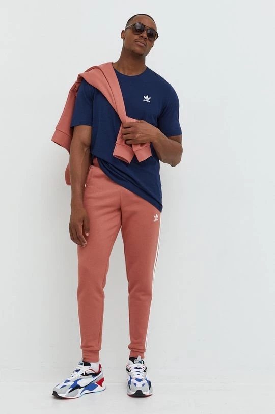 Ανδρικά Χωρίς φερμουάρ Βαμβακερή μπλούζα Adidas Originals πορτοκαλί, - Image 2