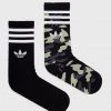 Ανδρικά Κάλτσες Adidas Originals (2-pack) χρώμα: μαύρο