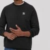 Ανδρικά Χωρίς φερμουάρ Μπλούζα Adidas Originals χρώμα: μαύρο