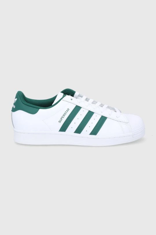 Ανδρικά Sneakers Adidas Originals - Δερμάτινα παπούτσια Superstar Adidas Originals - Δερμάτινα παπούτσια Superstar λευκό
