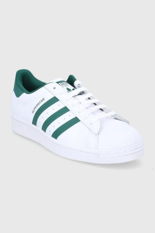 Ανδρικά Sneakers Adidas Originals - Δερμάτινα παπούτσια Superstar Adidas Originals - Δερμάτινα παπούτσια Superstar λευκό - Image 2