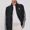 Κοντά μπουφάν Μπουφάν Adidas Originals μαύρο