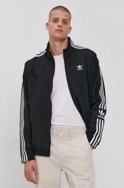 Κοντά μπουφάν Μπουφάν Adidas Originals μαύρο