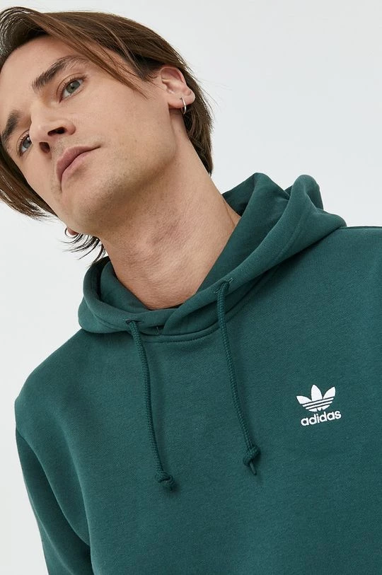 Ανδρικά Χωρίς φερμουάρ Μπλούζα Adidas Originals πράσινο, με κουκούλα - Image 6