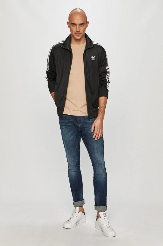 Ανδρικά Με φερμουάρ Adidas Originals - Μπλούζα μαύρο - Image 2