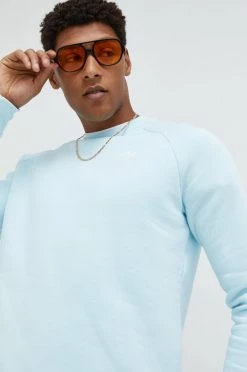 Ανδρικά Χωρίς φερμουάρ Μπλούζα Adidas Originals μπλε