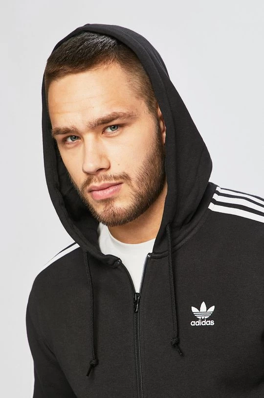 Ανδρικά Με φερμουάρ Adidas Originals - Μπλούζα μαύρο - Image 4