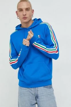 Ανδρικά Χωρίς φερμουάρ Βαμβακερή μπλούζα Adidas Originals κουκούλα