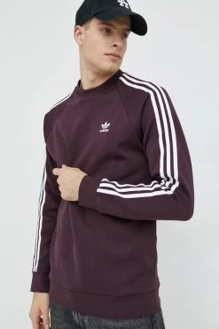 Ανδρικά Χωρίς φερμουάρ Μπλούζα Adidas Originals μοβ,