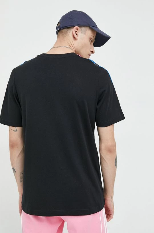 Ανδρικά Μπλουζάκια Βαμβακερό μπλουζάκι Adidas Originals μαύρο - Image 3