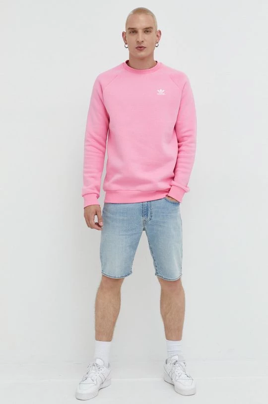 Ανδρικά Χωρίς φερμουάρ Μπλούζα Adidas Originals ροζ, - Image 2