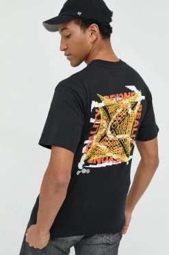 Ανδρικά Μπλουζάκια Βαμβακερό μπλουζάκι Adidas Originals μαύρο