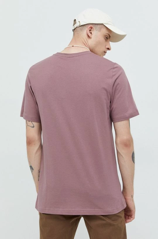 Ανδρικά Μπλουζάκια Βαμβακερό μπλουζάκι Adidas Originals μοβ - Image 3