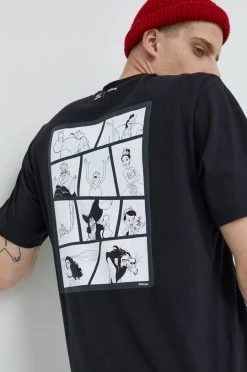 Ανδρικά Μπλουζάκια Βαμβακερό μπλουζάκι Adidas Originals μαύρο