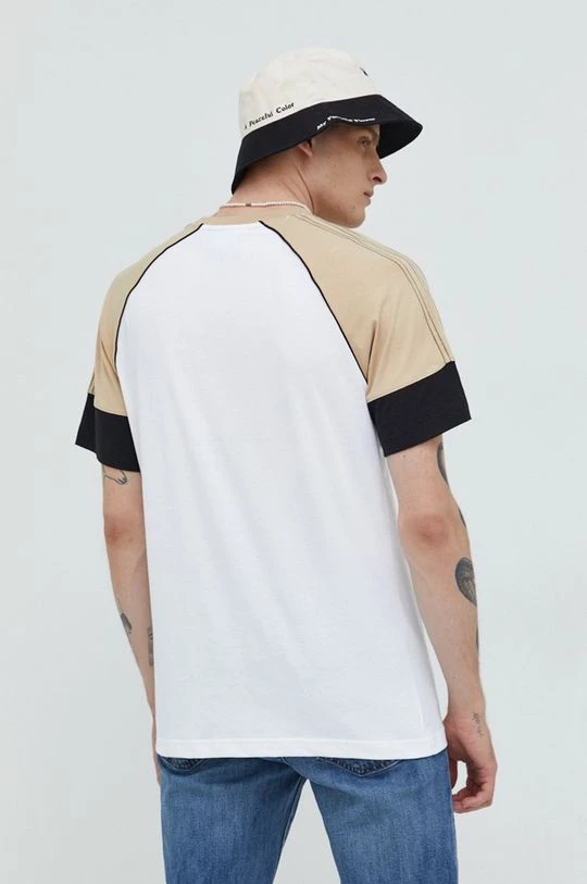 Ανδρικά Μπλουζάκια Βαμβακερό μπλουζάκι Adidas Originals άσπρο - Image 3