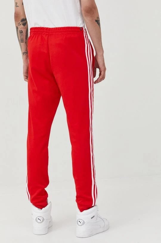 Ανδρικά Παντελόνια φόρμας Παντελόνι φόρμας Adidas Originals Adicolor κόκκινο - Image 3