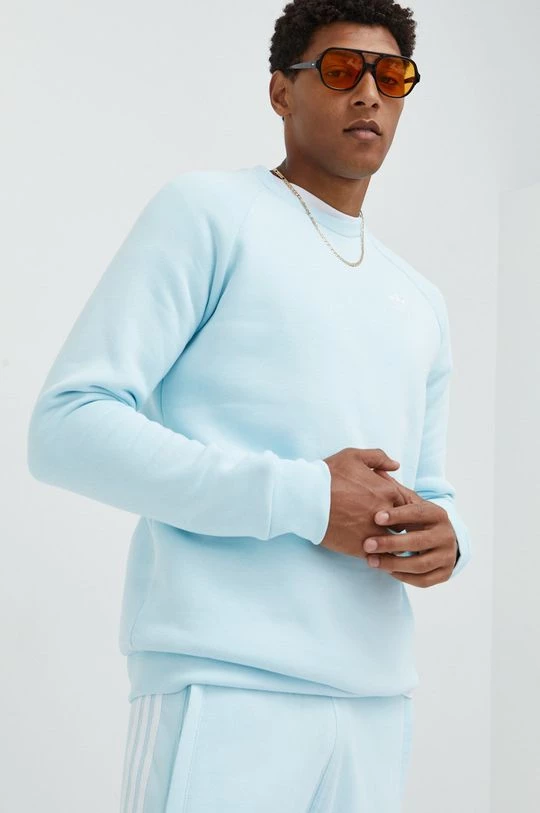 Ανδρικά Χωρίς φερμουάρ Μπλούζα Adidas Originals μπλε - Image 4