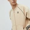 Ανδρικά Με φερμουάρ Μπλούζα Adidas Originals μπεζ,
