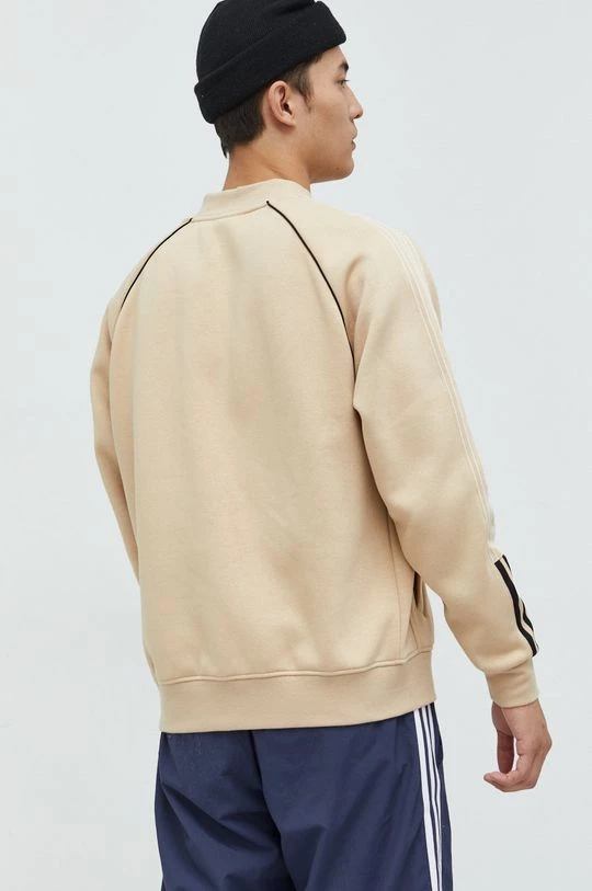 Ανδρικά Με φερμουάρ Μπλούζα Adidas Originals μπεζ, - Image 3
