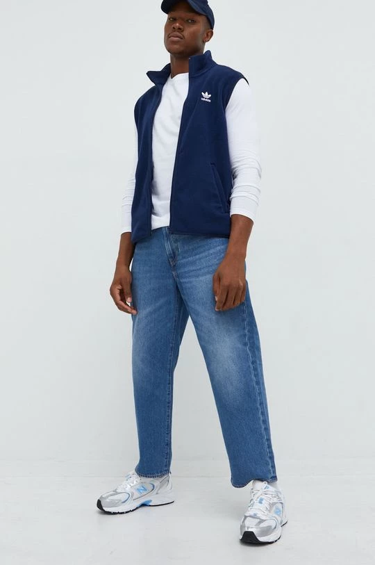 Ανδρικά Γιλέκα Αμάνικο μπουφάν Adidas Originals ναυτικό μπλε - Image 2
